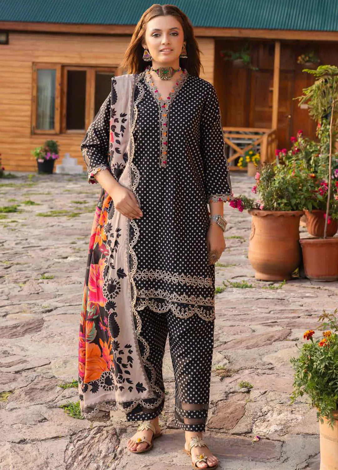 Aniiq By Charizma Embroidered Staple Suit Unstitched 3 Piece CRZ24A ANW4-01 - Winter Collection