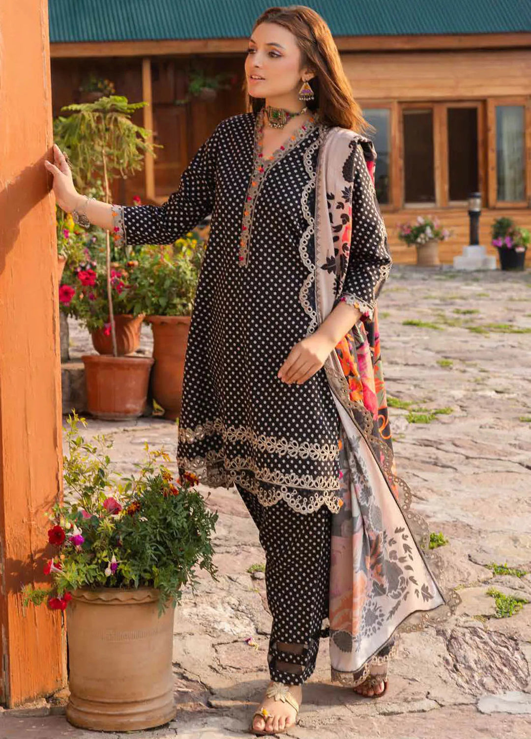 Aniiq By Charizma Embroidered Staple Suit Unstitched 3 Piece CRZ24A ANW4-01 - Winter Collection