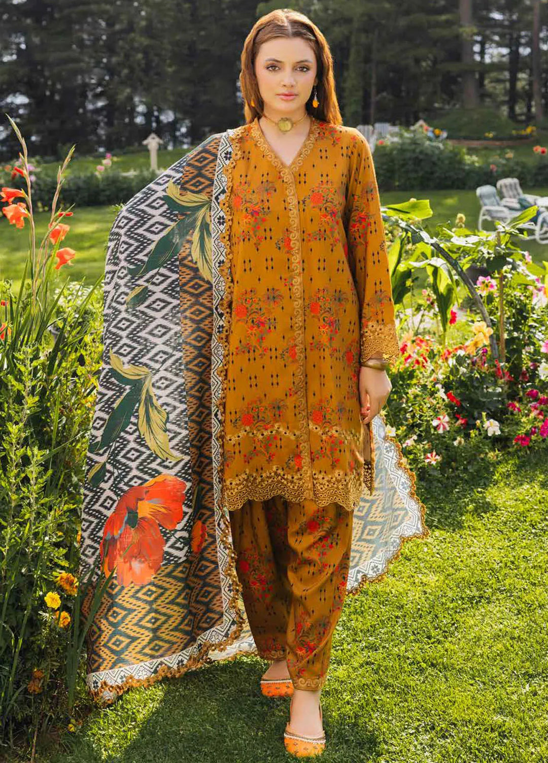 Aniiq By Charizma Embroidered Staple Suit Unstitched 3 Piece CRZ24A ANW4-02 - Winter Collection