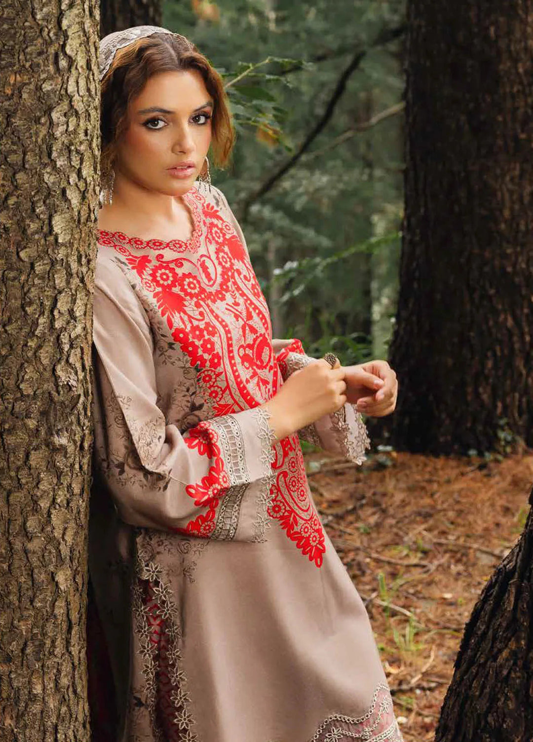 Aniiq By Charizma Embroidered Staple Suit Unstitched 3 Piece CRZ24A ANW4-04 - Winter Collection