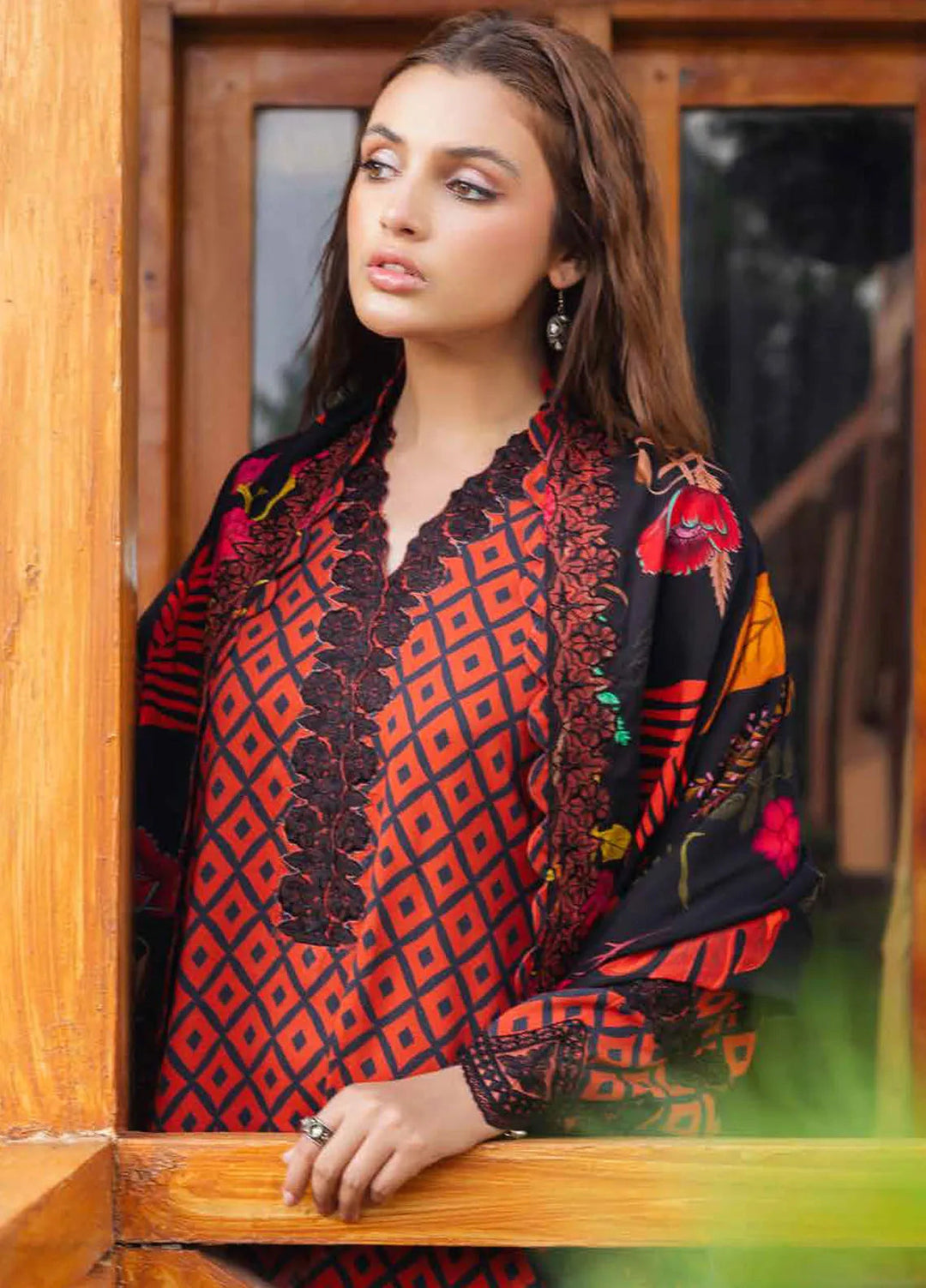 Aniiq By Charizma Embroidered Staple Suit Unstitched 3 Piece CRZ24A ANW4-06 - Winter Collection