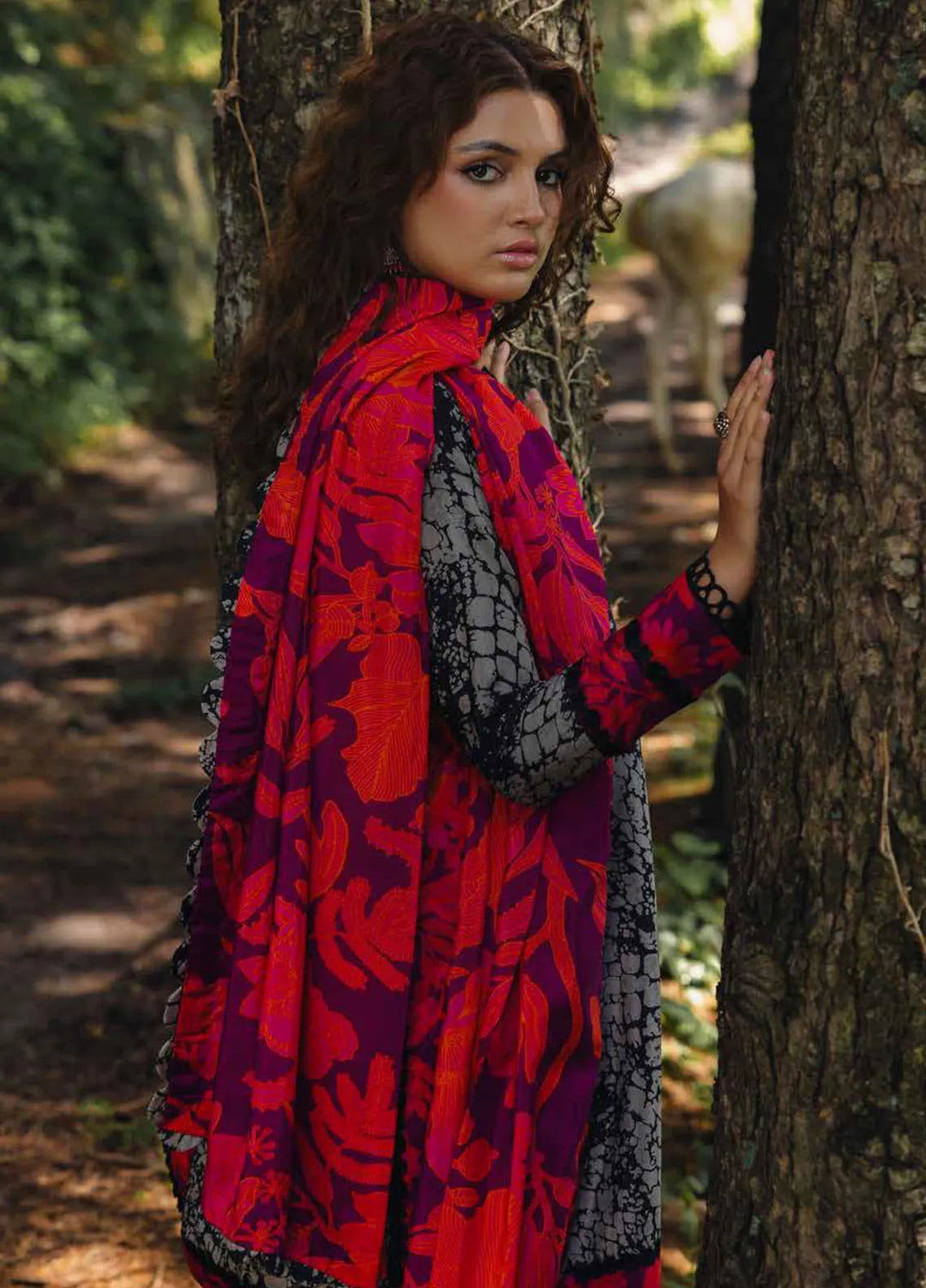 Aniiq By Charizma Embroidered Staple Suit Unstitched 3 Piece CRZ24A ANW4-08 - Winter Collection