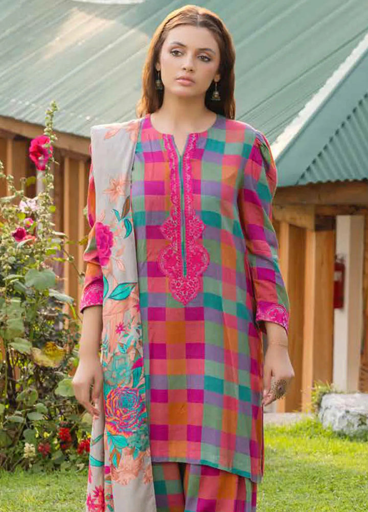 Aniiq By Charizma Embroidered Staple Suit Unstitched 3 Piece CRZ24A ANW4-10 - Winter Collection