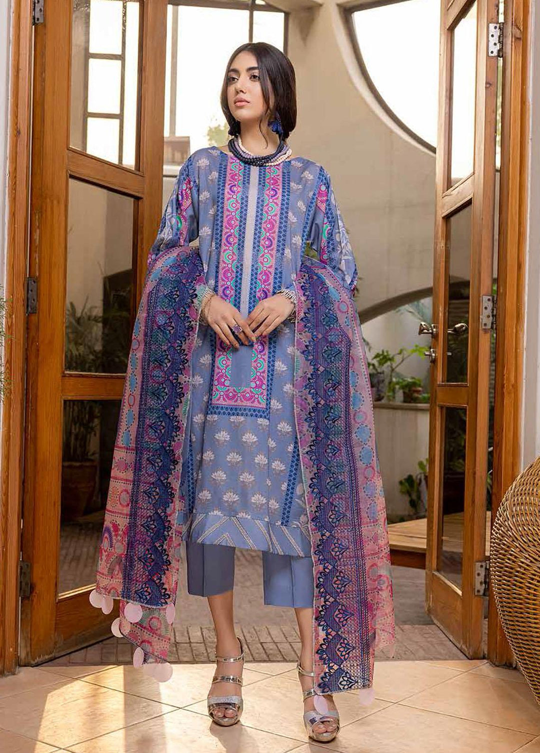 Aniiq By Charizma Embroidered Lawn Suits Unstitched 3 Piece CRZ22A 04 - Summer Collection