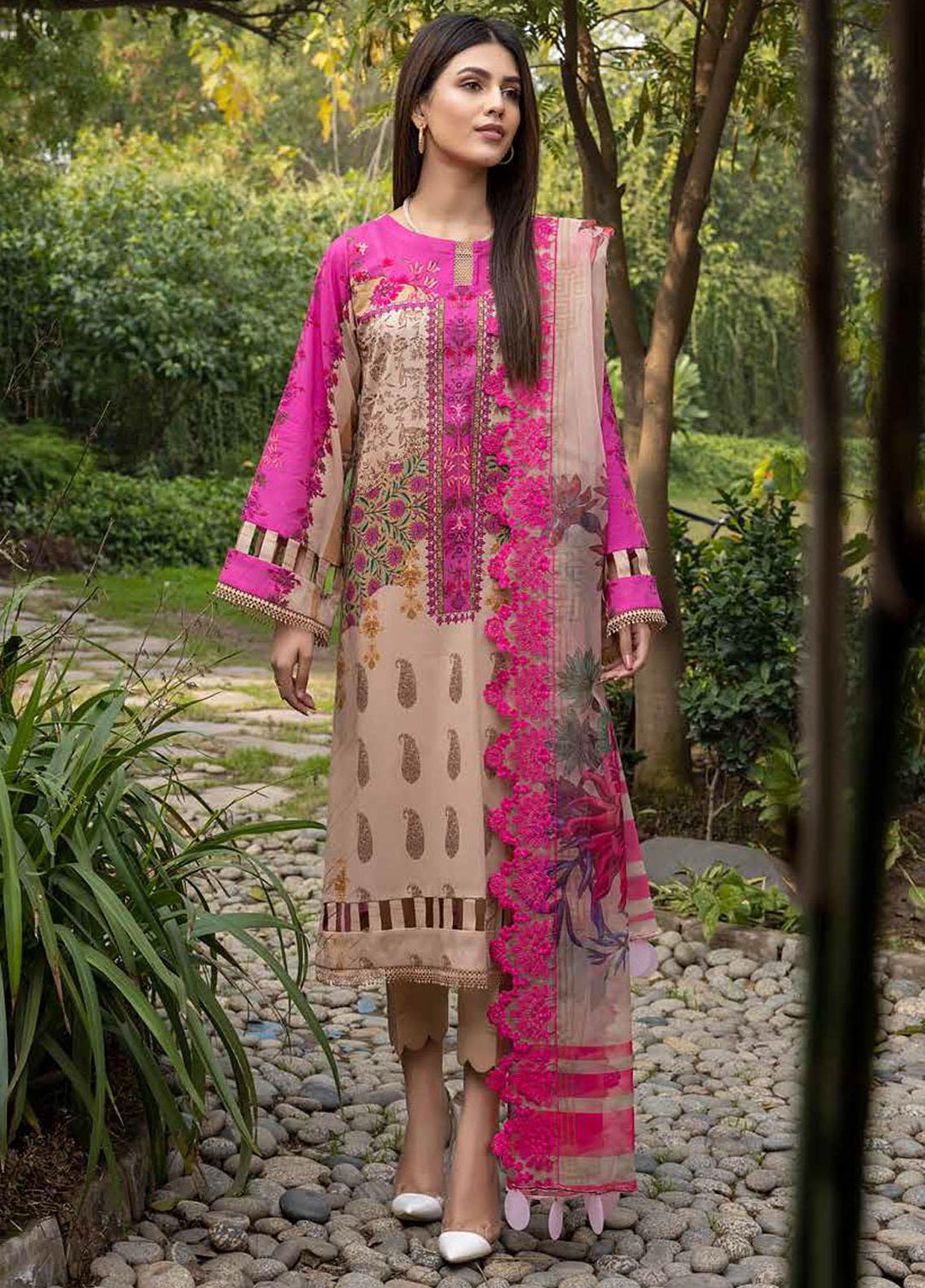 Aniiq By Charizma Embroidered Lawn Suits Unstitched 3 Piece CRZ22A 06 - Summer Collection