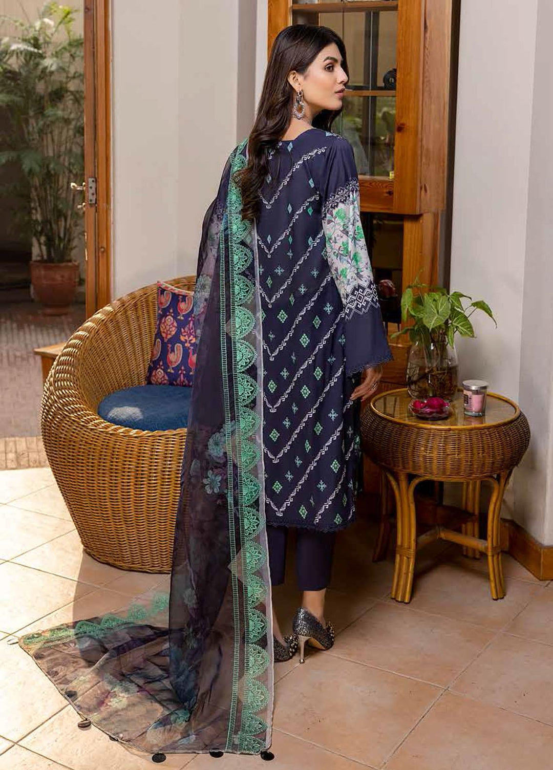 Aniiq By Charizma Embroidered Lawn Suits Unstitched 3 Piece CRZ22A 08 - Summer Collection