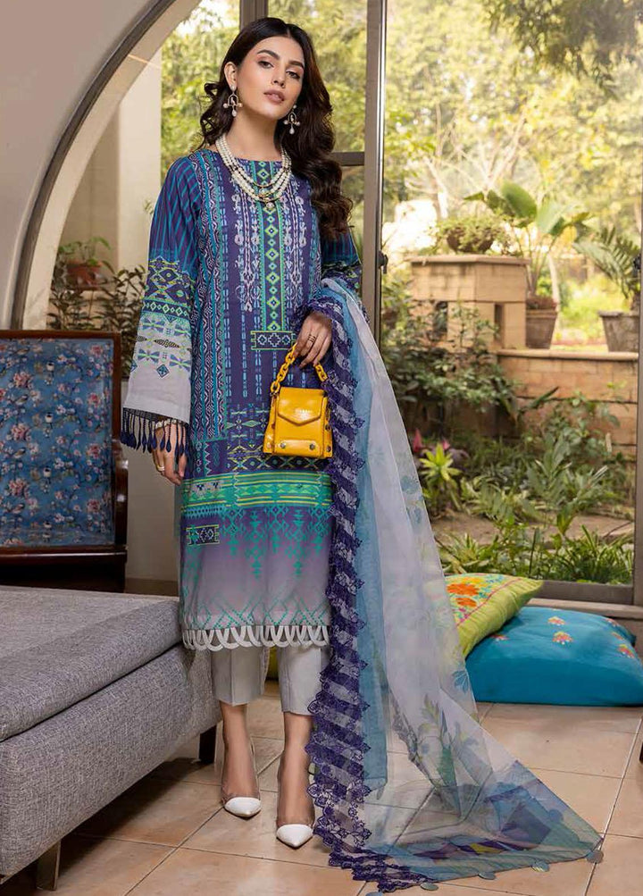 Aniiq By Charizma Embroidered Lawn Suits Unstitched 3 Piece CRZ22A 10 - Summer Collection
