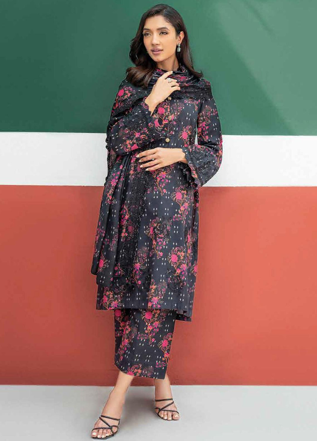 Aniq By Charizma Embroidered Khaddar Suits Unstitched 3 Piece CRZ23AQK ANW-02 - Winter Collection