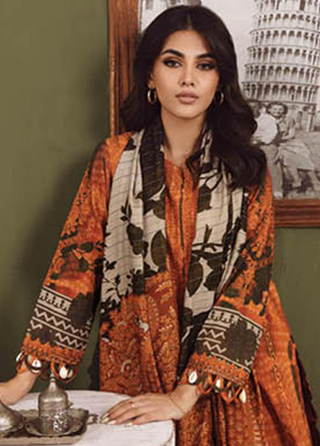 Aniq By Charizma Embroidered Khaddar Suits Unstitched 3 Piece CRZ23AQK-2 ANW-15 - Winter Collection