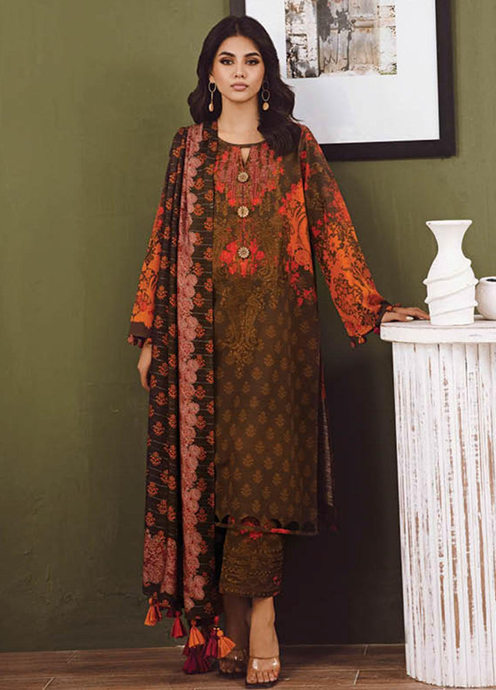 Aniq By Charizma Embroidered Khaddar Suits Unstitched 3 Piece CRZ23AQK-2 ANW-17 - Winter Collection