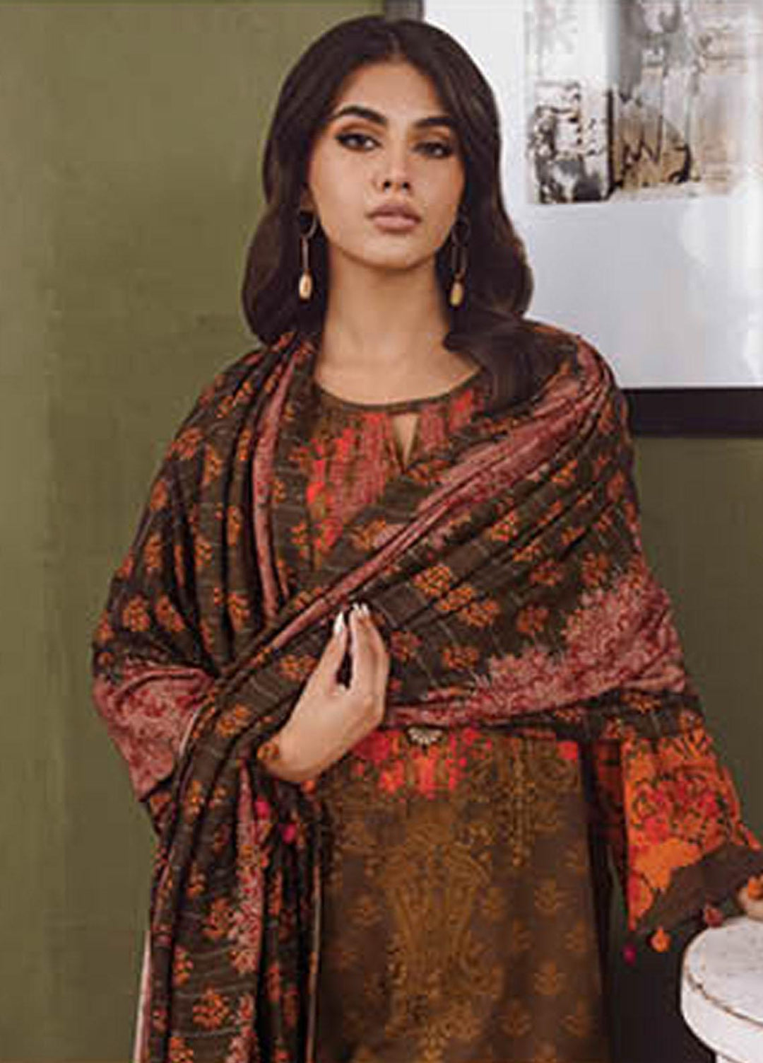 Aniq By Charizma Embroidered Khaddar Suits Unstitched 3 Piece CRZ23AQK-2 ANW-17 - Winter Collection