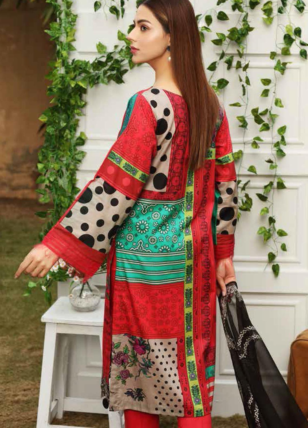 Aniq by Charizma Embroidered Lawn Suits Unstitched 3 Piece CRZ21A 11 - Summer Collection
