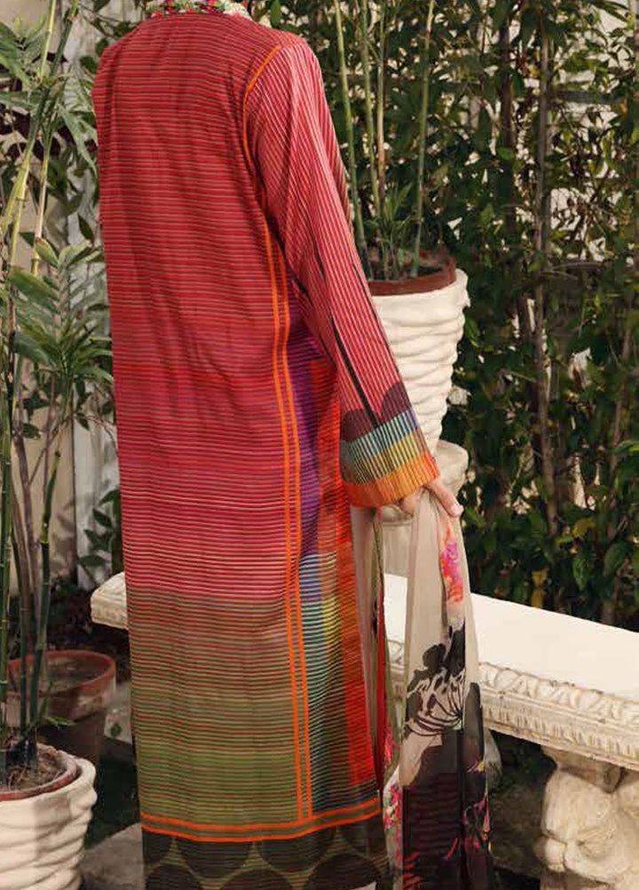 Aniq by Charizma Embroidered Lawn Suits Unstitched 3 Piece CRZ21A 13 - Summer Collection