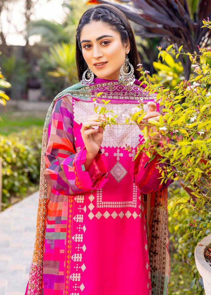 Aniq by Charizma Embroidered Lawn Suits Unstitched 3 Piece CRZ23-A3 AN-029 - Summer Collection