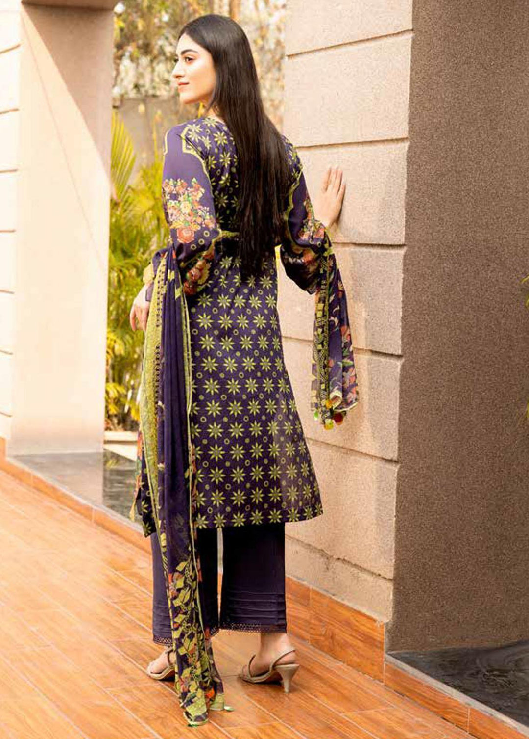 Aniq by Charizma Embroidered Lawn Suits Unstitched 3 Piece CRZ23-A3 AN-031 - Summer Collection