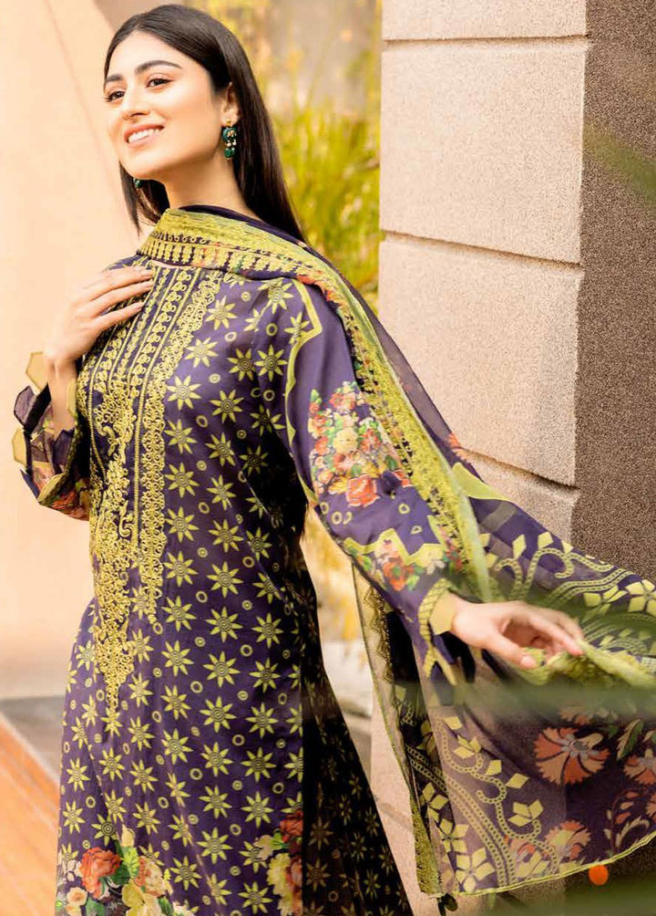 Aniq by Charizma Embroidered Lawn Suits Unstitched 3 Piece CRZ23-A3 AN-031 - Summer Collection