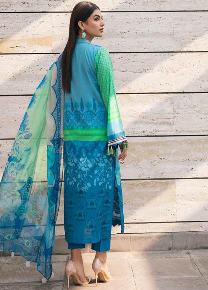 Aniq by Charizma Embroidered Lawn Suits Unstitched 3 Piece CRZ23-A3 AN-032 - Summer Collection