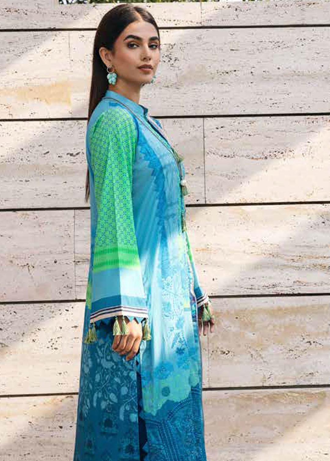 Aniq by Charizma Embroidered Lawn Suits Unstitched 3 Piece CRZ23-A3 AN-032 - Summer Collection