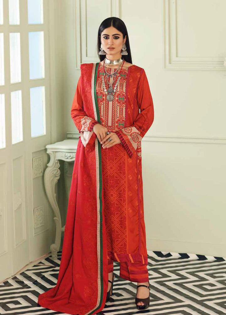 Charizma Embroidered Kotail Suits Unstitched 3 Piece CRZ21AK ANW-02 - Winter Collection