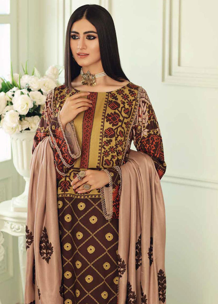Charizma Embroidered Kotail Suits Unstitched 3 Piece CRZ21AK ANW-12 - Winter Collection