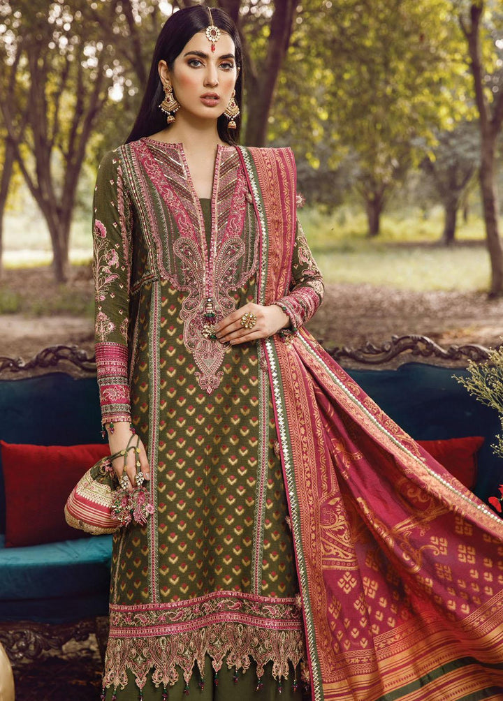 Ankara By Anaya Embroidered Linen Suits Unstitched 3 Piece AKC22LN AEL22-02 Nour - Winter Collection