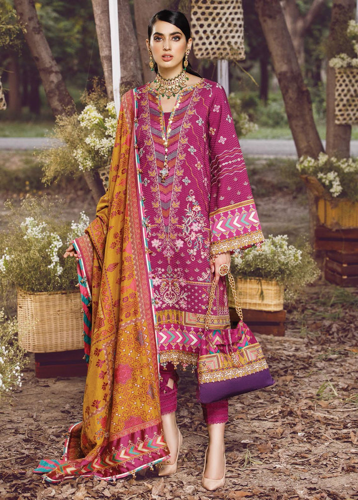 Ankara By Anaya Embroidered Linen Suits Unstitched 3 Piece AKC22LN AEL22-05 Adeline - Winter Collection