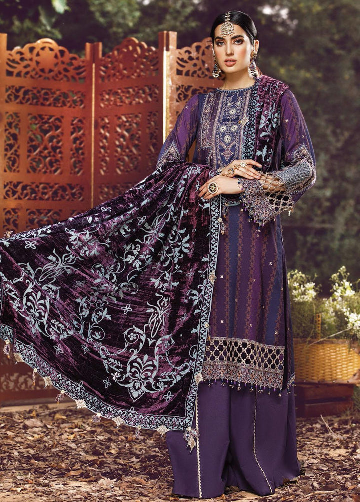 Ankara By Anaya Embroidered Linen Suits Unstitched 3 Piece AKC22LN AEL22-06 Hala - Winter Collection
