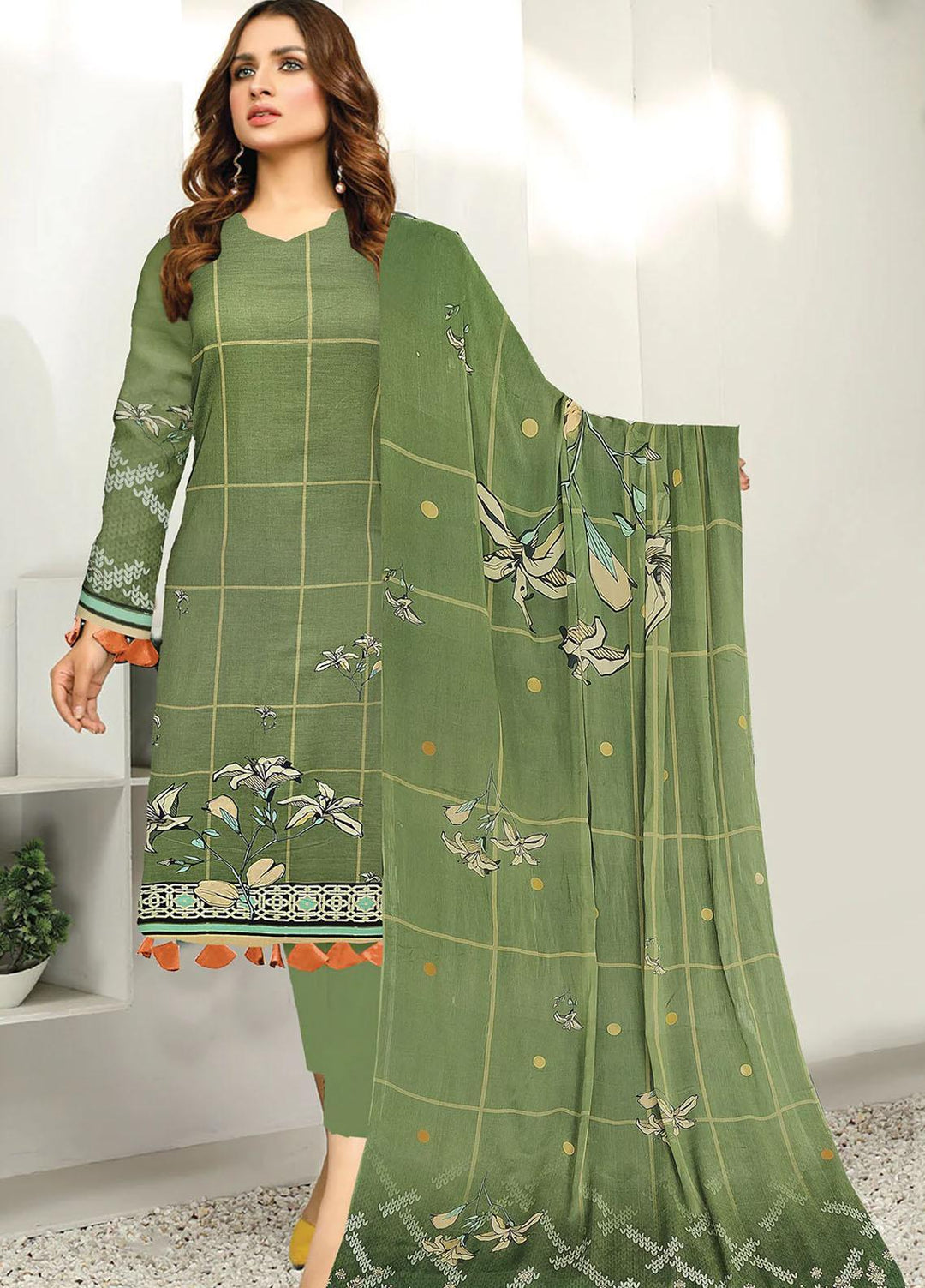 Anmol By Insiya Clothing Printed Lawn Suits Unstitched 3 Piece INS23A Anmol-02 - Summer Collection
