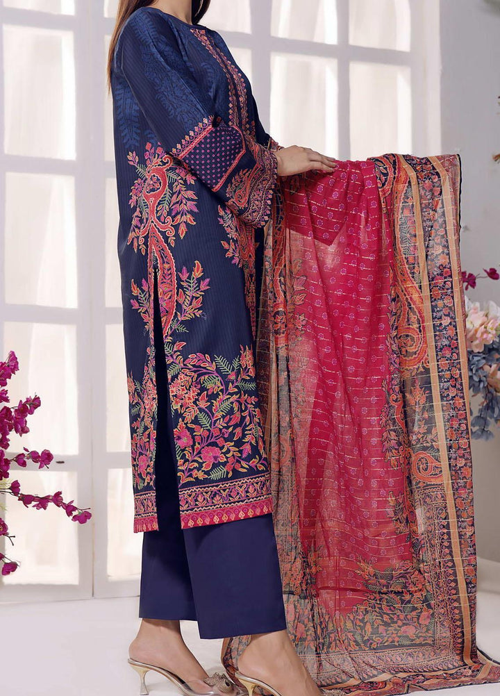 Anmol By VS Textiles Printed Cottel Suits Unstitched 3 Piece VS23AM D-243 - Winter Collection