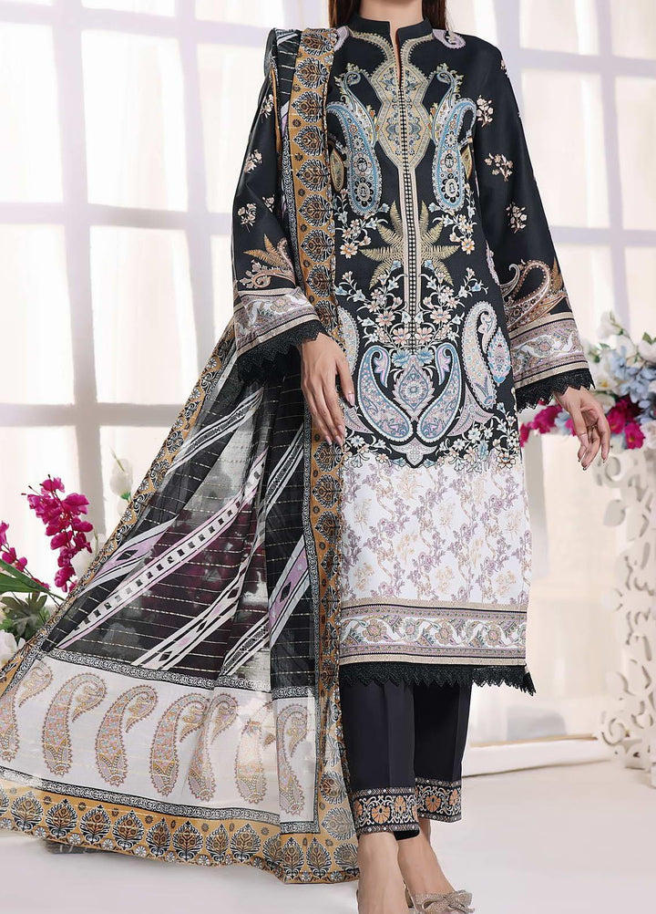 Anmol By VS Textiles Printed Cottel Suits Unstitched 3 Piece VS23AM D-244 - Winter Collection