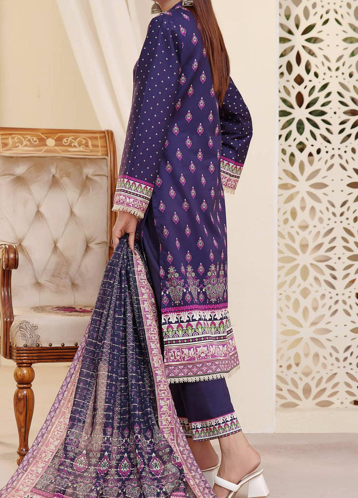Anmol By VS Textiles Printed Cottel Suits Unstitched 3 Piece VS23AM D-245 - Winter Collection