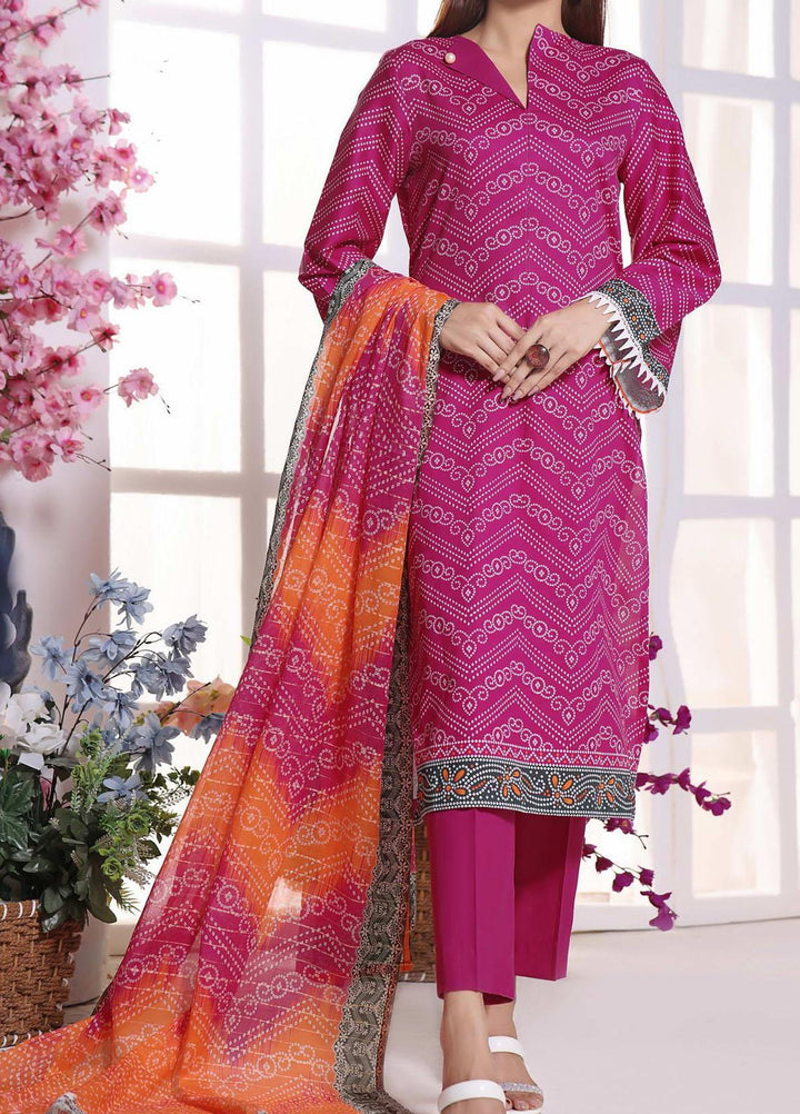 Anmol By VS Textiles Printed Cottel Suits Unstitched 3 Piece VS23AM D-247 - Winter Collection