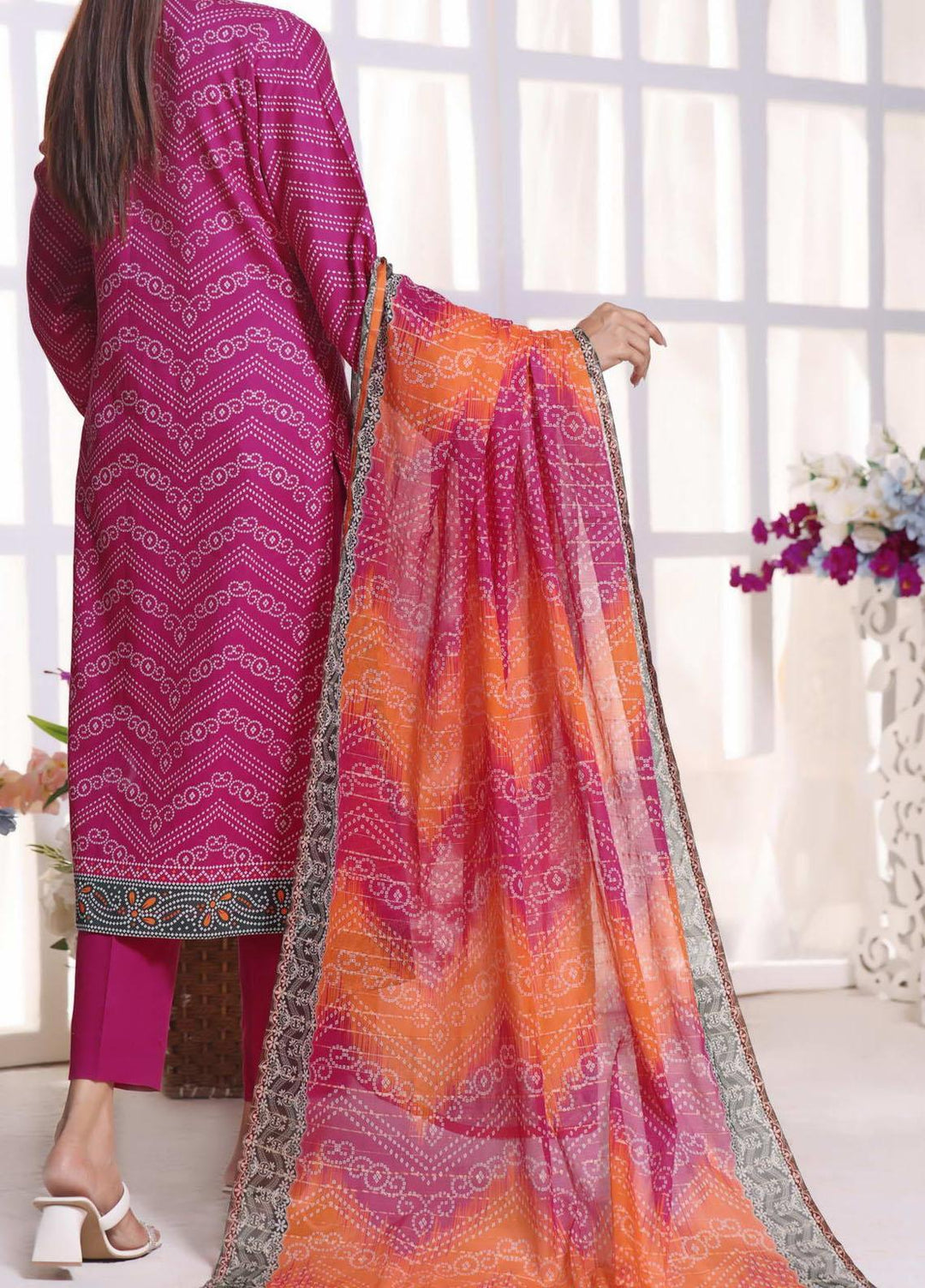 Anmol By VS Textiles Printed Cottel Suits Unstitched 3 Piece VS23AM D-247 - Winter Collection