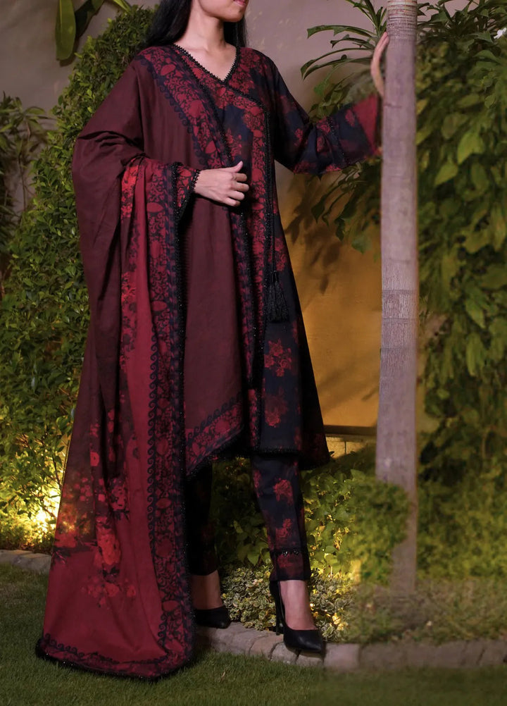 Annafeu Apparels Printed Cambric Suits Unstitched 3 Piece ICV01-001 - Summer Collection