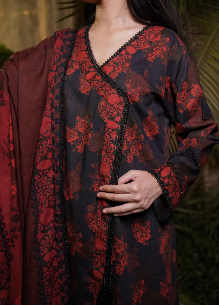 Annafeu Apparels Printed Cambric Suits Unstitched 3 Piece ICV01-001 - Summer Collection