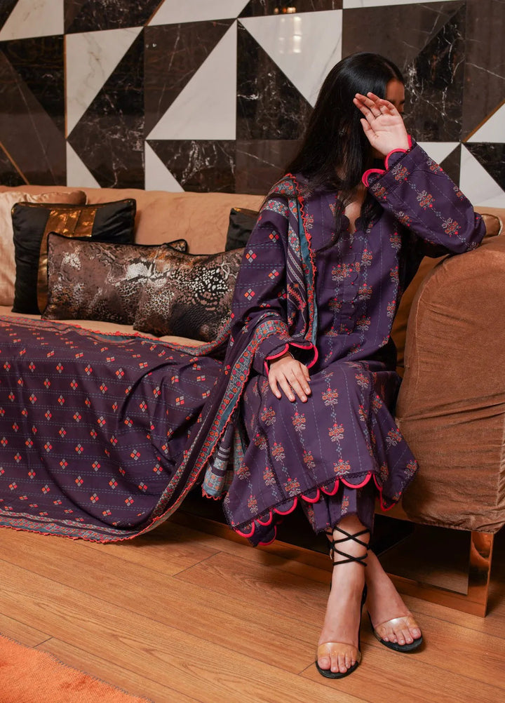 Annafeu Apparels Printed Cambric Suits Unstitched 3 Piece ICV01-007 - Summer Collection