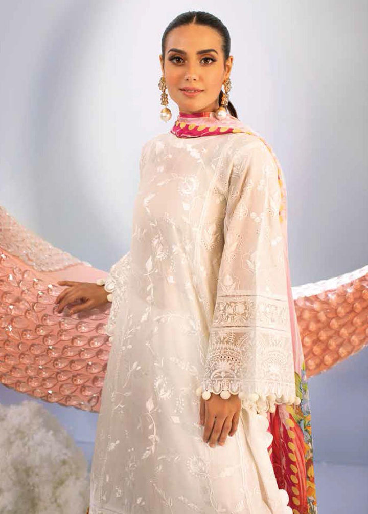 Ansab Jahangir Embroidered Lawn Suits Unstitched 3 Piece ANJ22ZL AJL22-12 - Summer Luxury Collection