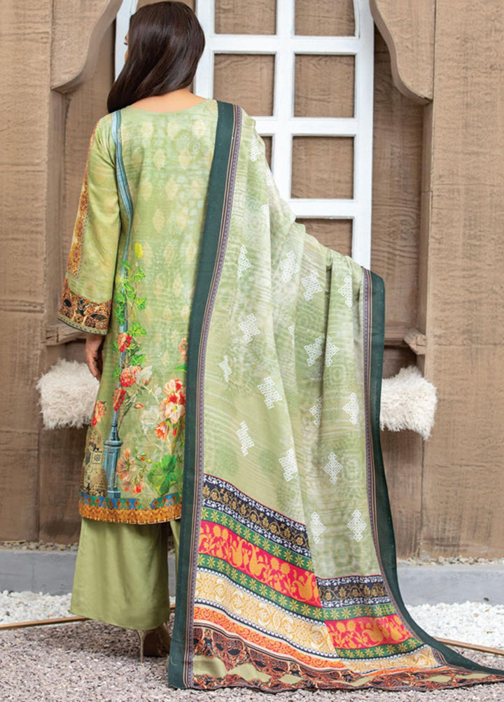 Antique By MTF Embroidered Linen Suits Unstitched 3 Piece MTF21A 04 - Winter Collection