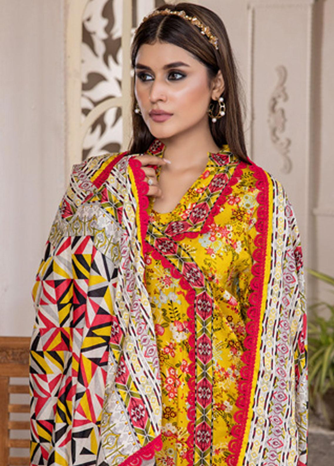 Anum By Al Zohaib Printed Lawn Suits Unstitched 3 Piece AZ23A 1B - Summer Collection