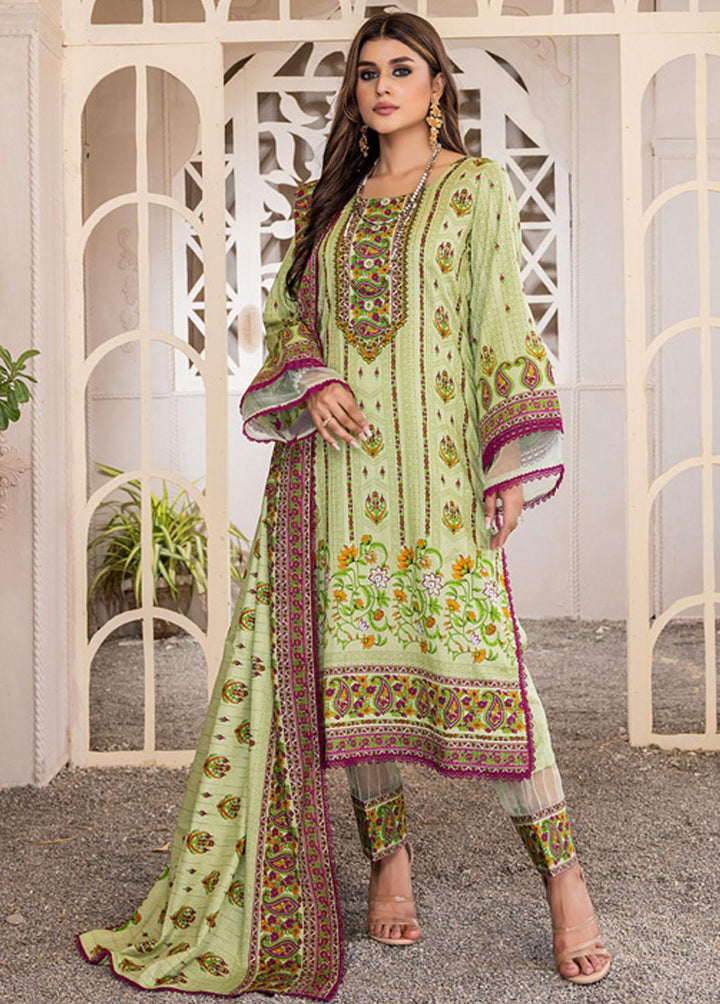 Anum By Al Zohaib Printed Lawn Suits Unstitched 3 Piece AZ23A 2C - Summer Collection