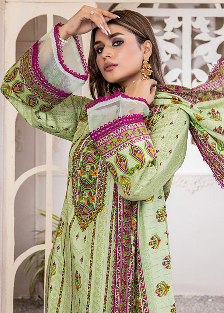 Anum By Al Zohaib Printed Lawn Suits Unstitched 3 Piece AZ23A 2C - Summer Collection