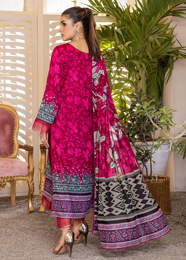 Anum By Al Zohaib Printed Lawn Suits Unstitched 3 Piece AZ23A 3A - Summer Collection