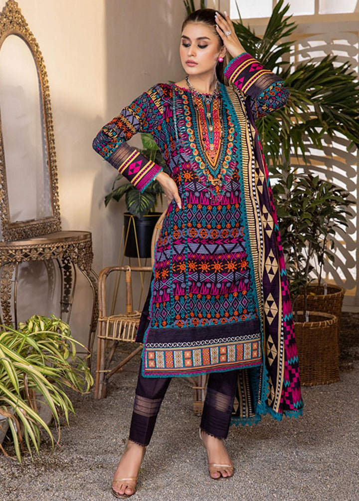 Anum By Al Zohaib Printed Lawn Suits Unstitched 3 Piece AZ23A 4A - Summer Collection