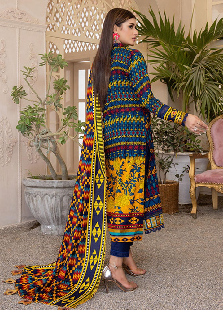 Anum By Al Zohaib Printed Lawn Suits Unstitched 3 Piece AZ23A 4B - Summer Collection