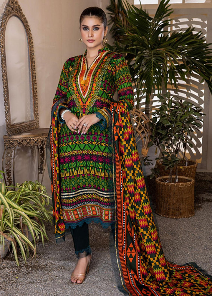 Anum By Al Zohaib Printed Lawn Suits Unstitched 3 Piece AZ23A 4C - Summer Collection