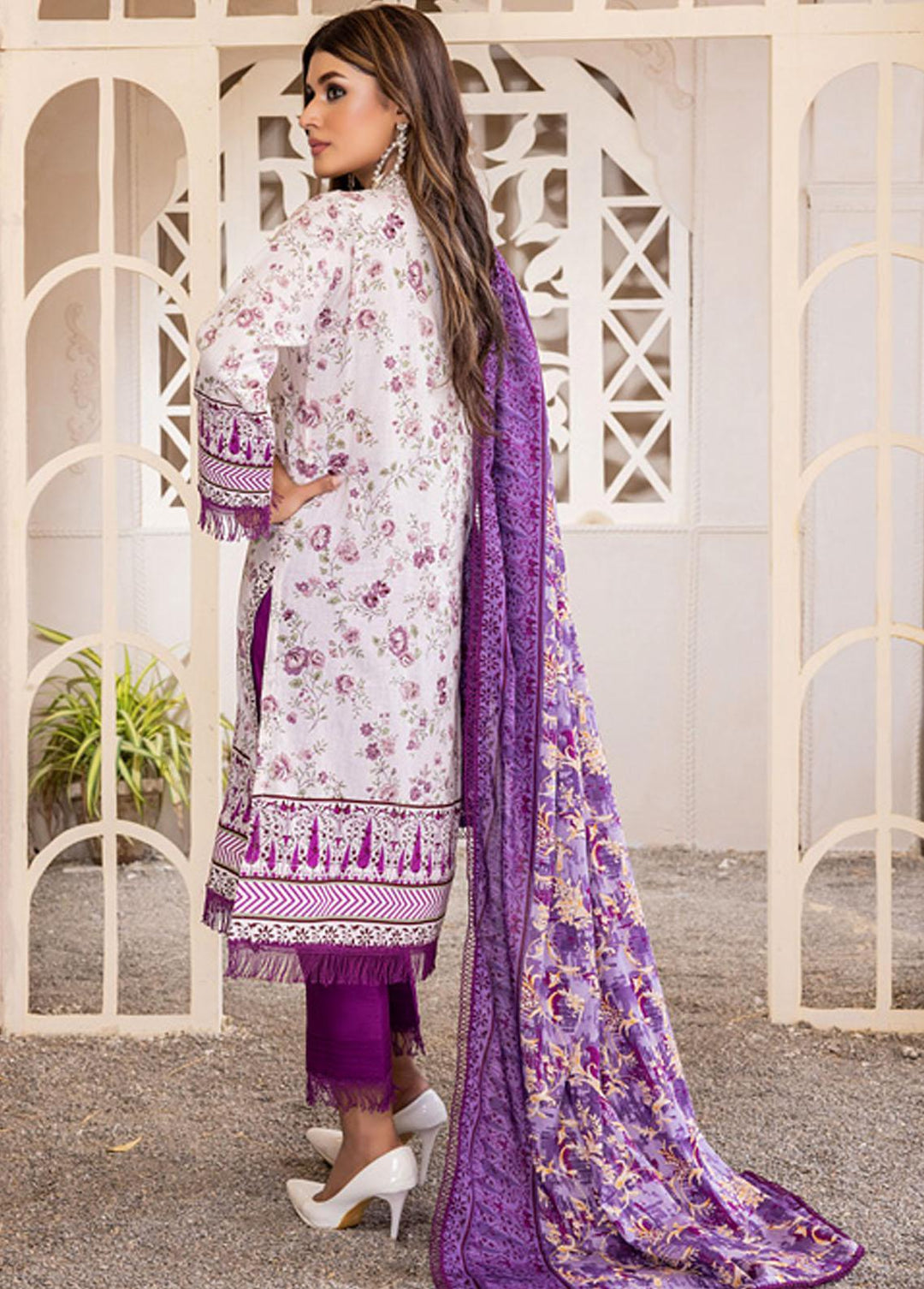 Anum By Al Zohaib Printed Lawn Suits Unstitched 3 Piece AZ23A 5A - Summer Collection