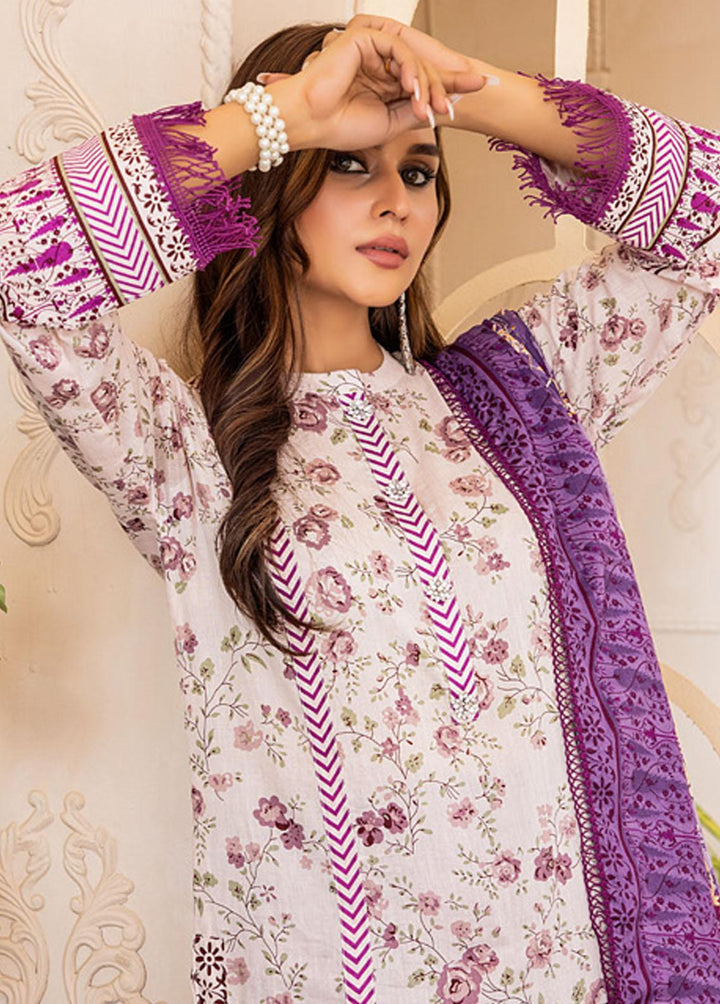 Anum By Al Zohaib Printed Lawn Suits Unstitched 3 Piece AZ23A 5A - Summer Collection