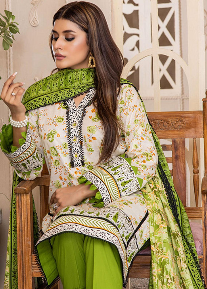 Anum By Al Zohaib Printed Lawn Suits Unstitched 3 Piece AZ23A 5B - Summer Collection