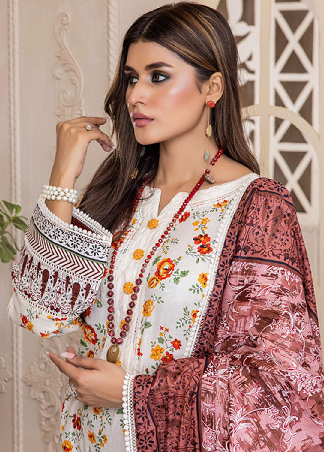 Anum By Al Zohaib Printed Lawn Suits Unstitched 3 Piece AZ23A 5C - Summer Collection