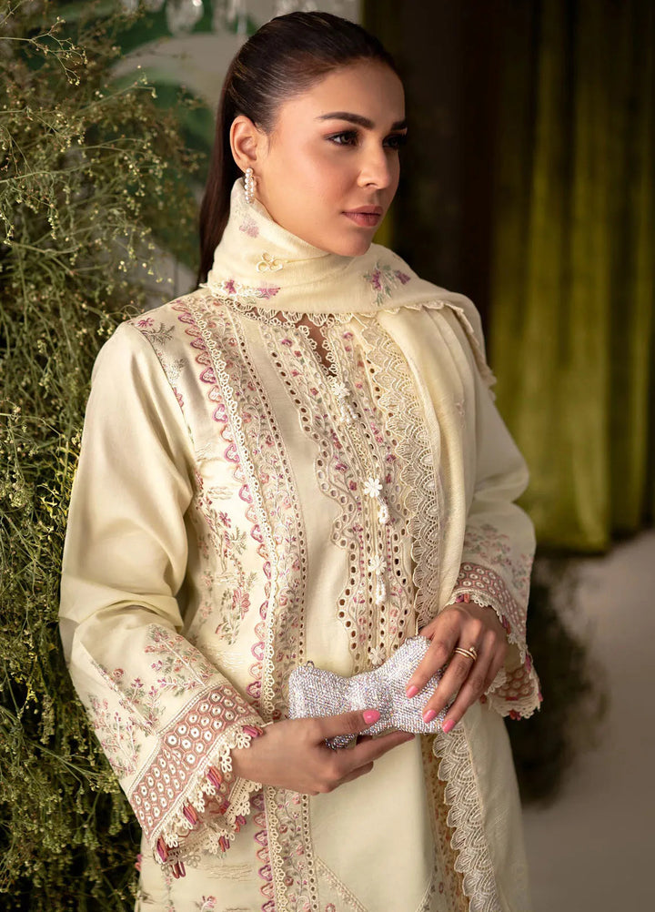 Apana By Aabyaan Embroidered Chikankari Suit Unstitched 3 Piece ABY24A AL-04 Palwasha - Festive Collection